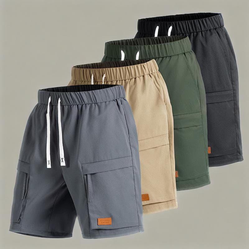 Men's Clothing Shorts Men's Summer Trend Sports Casual Pants Fat Guy Loose Multi Pocket Overalls Shorts