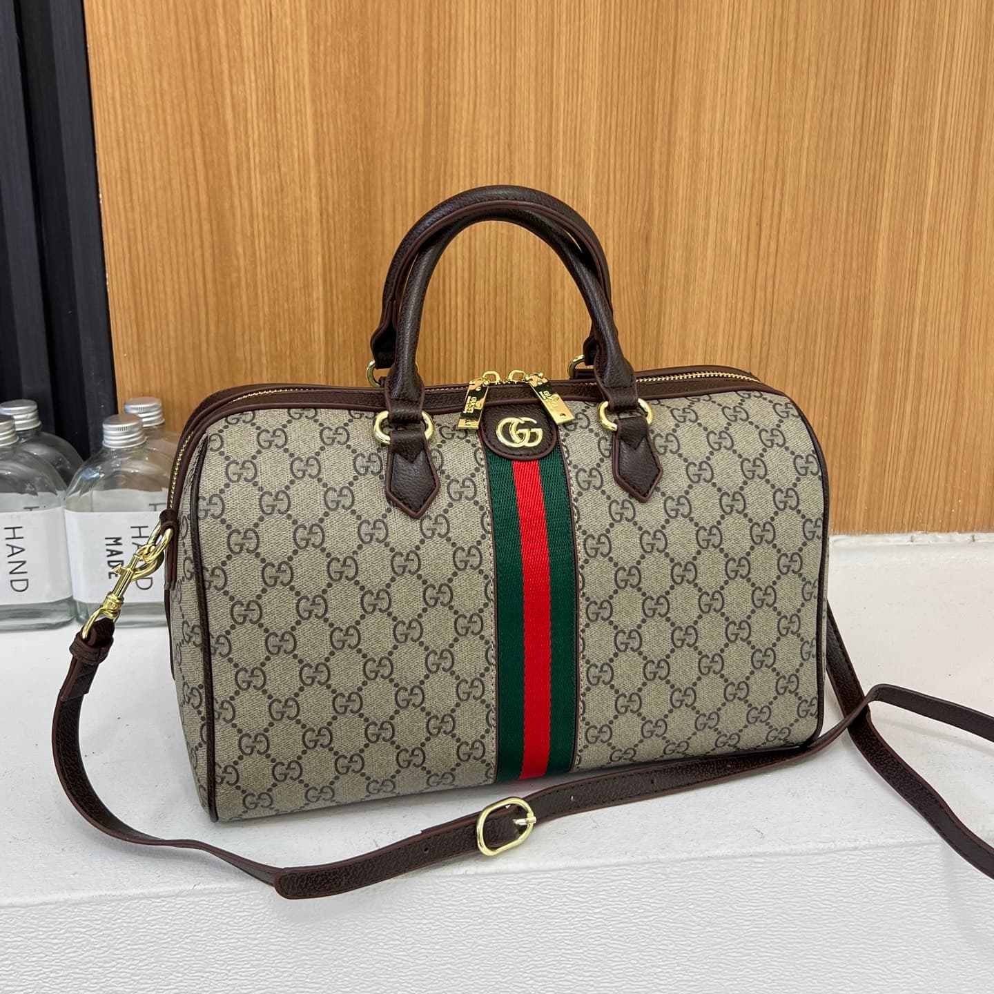 Sac Boston classique rétro 2026, grande capacité, bandoulière polyvalente, inspiré des créateurs