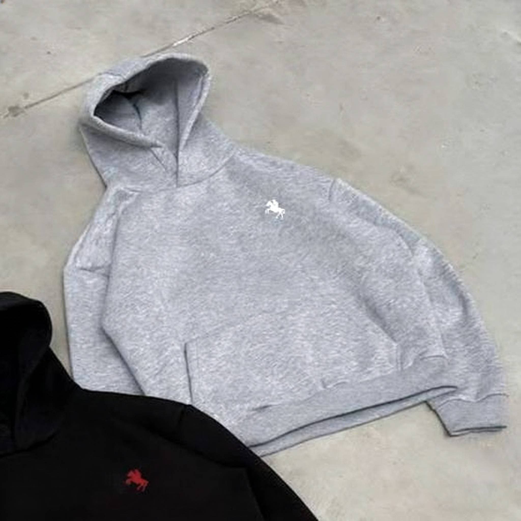 Ensemble sweat à capuche et jogging rétro Y2K, tenue streetwear deux pièces, tenue de détente unisexe d'inspiration vintage
