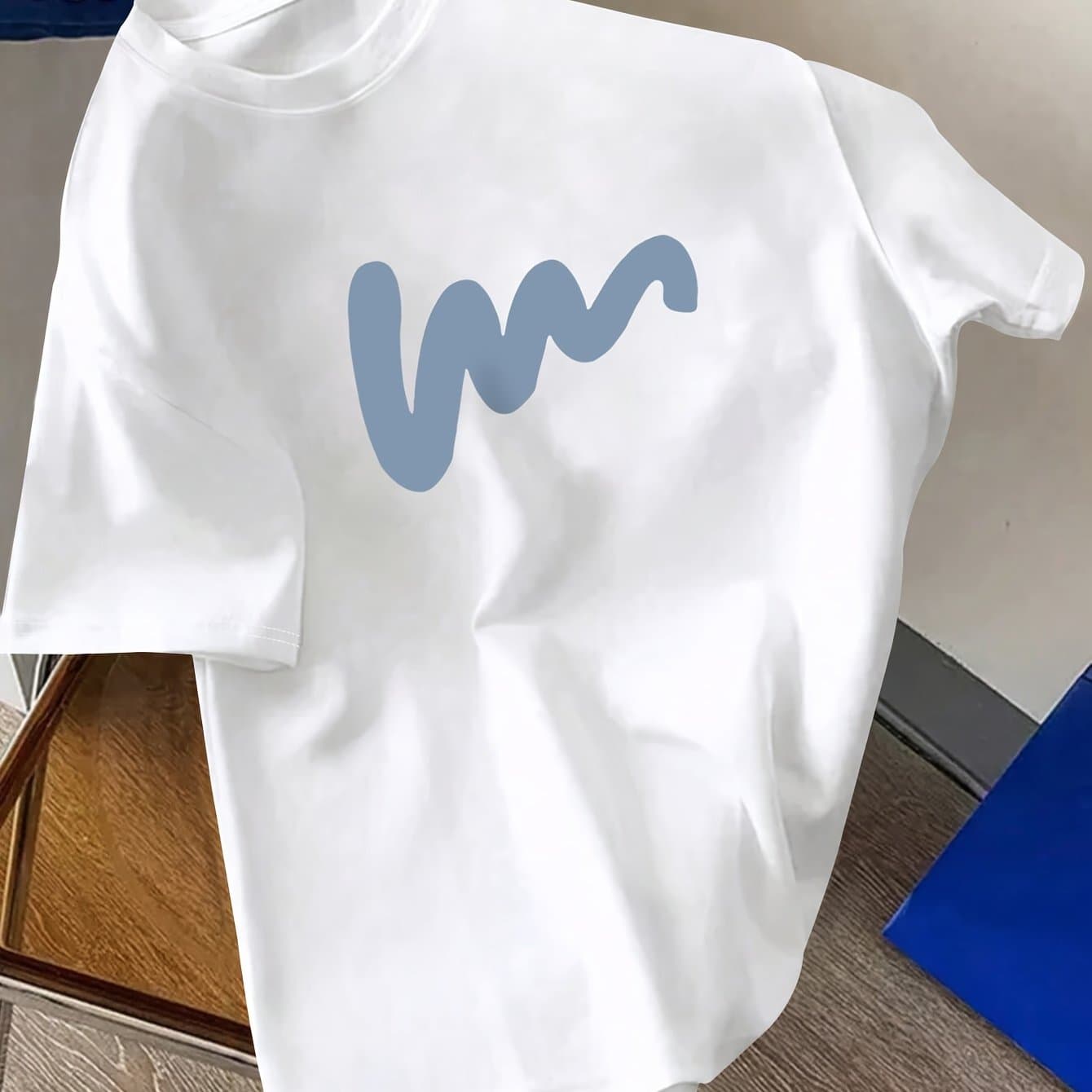 T-shirts à manches courtes pour hommes, coupe ajustée, en pur coton, imprimés, tendance, décontractés et polyvalents, été