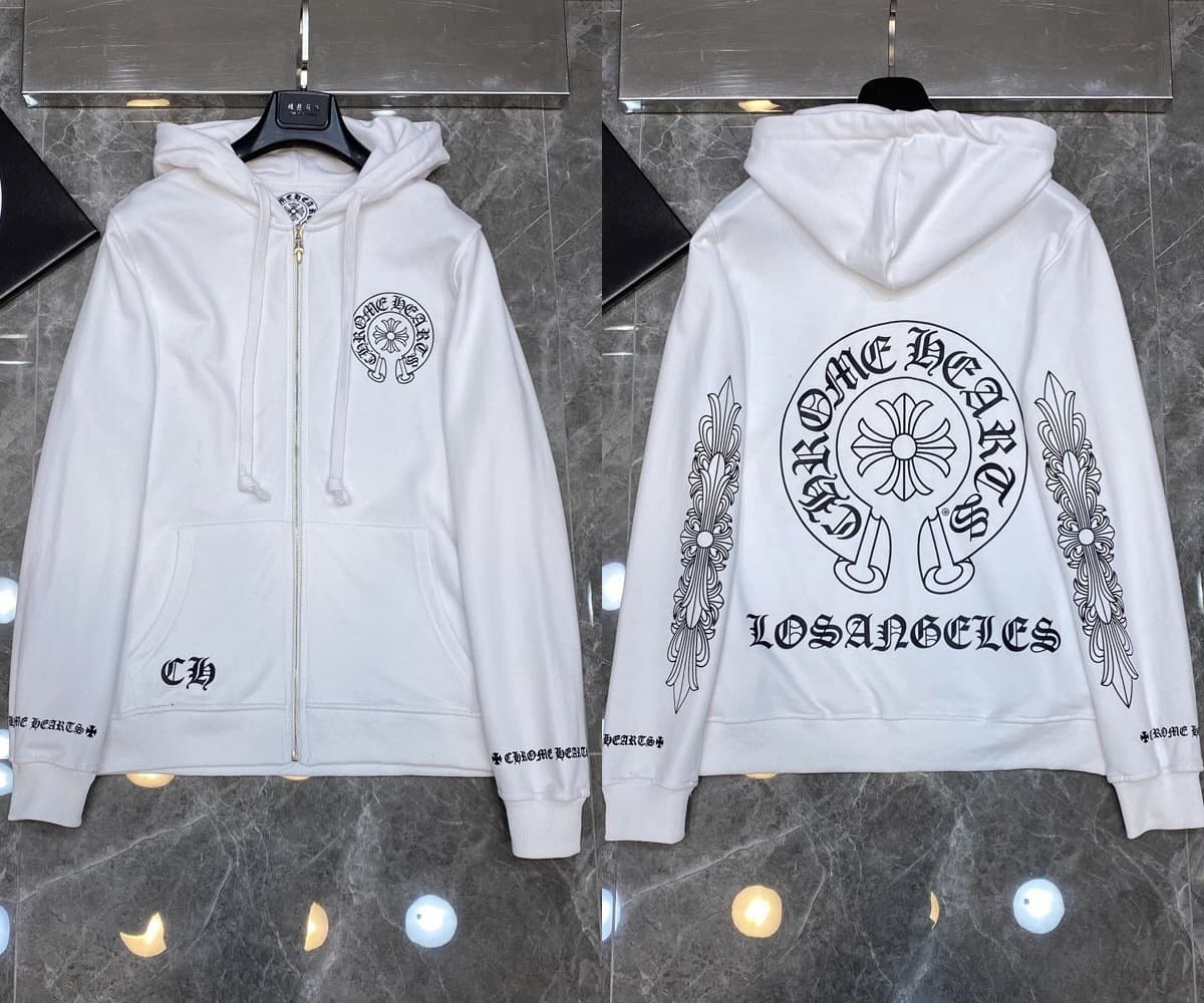 Sweat à capuche Chrome Hearts Cross, version correcte 25ss, polyvalent et tendance, vente en gros