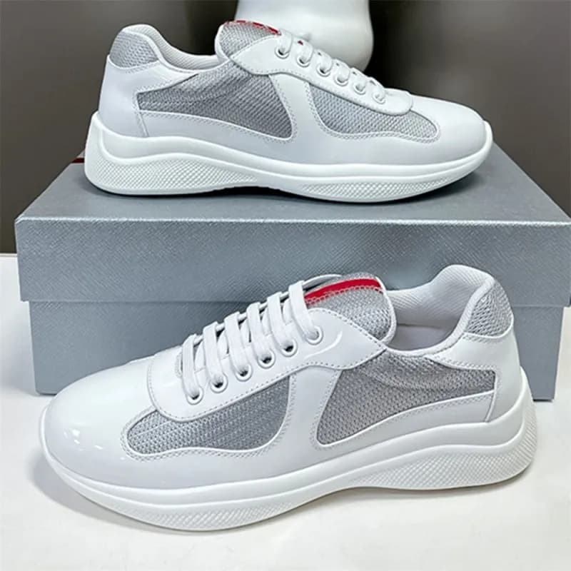 Chaussures de course à bout rond pour femmes, en cuir véritable de haute qualité, confortables, en cuir verni, commerce transfrontalier internatio