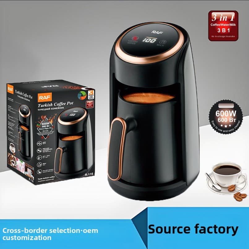 European Standard Cross-Border Turkish Pot High Temperature Resistant Coffee Machine Hot Water Kettle Visible Tea Maker