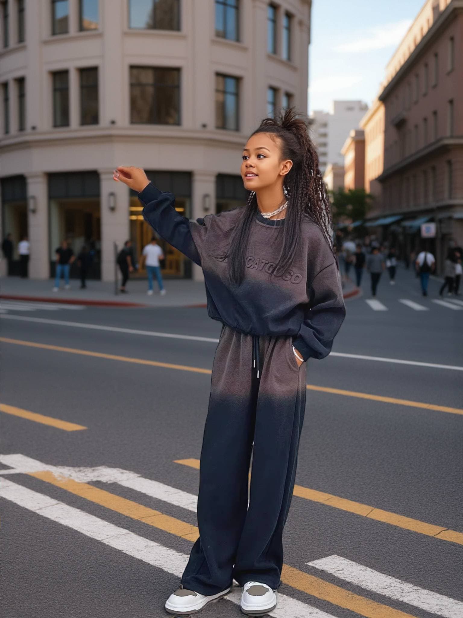 Kid's Clothing Children's Winter Coat And Fleece Hoodie Two-piece Boys Jazz Dance Costume