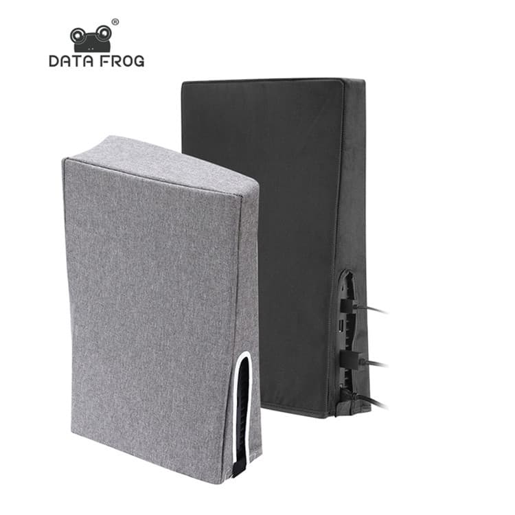 Suitable for gaming slim fit simple version PS5 console scratch and protection cover with dust plug
