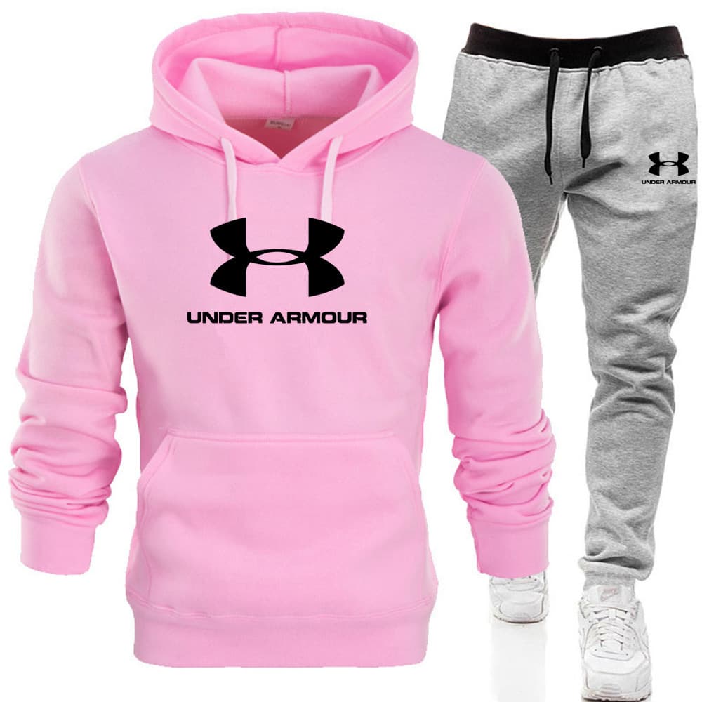 Pull à capuche pour hommes + pantalon costume automne et hiver en peluche impression chaude costume décontracté sweat costume