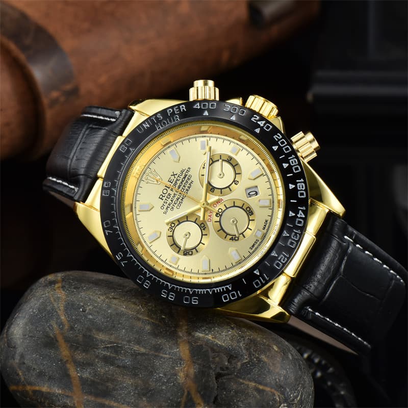Montres d'affaires décontractées pour hommes, montre à Quartz avec ceinture Daytona, offre spéciale, 2024
