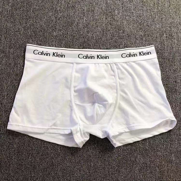 Boxers tendance pour hommes, ceinture blanche, en coton respirant, coupe classique.