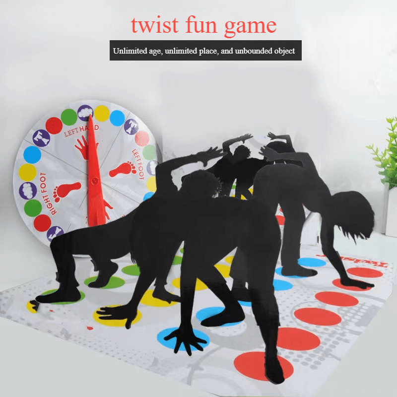 Body Twister toys Parent-child interactive Family gathering multiplayer game Balance Blanket party game