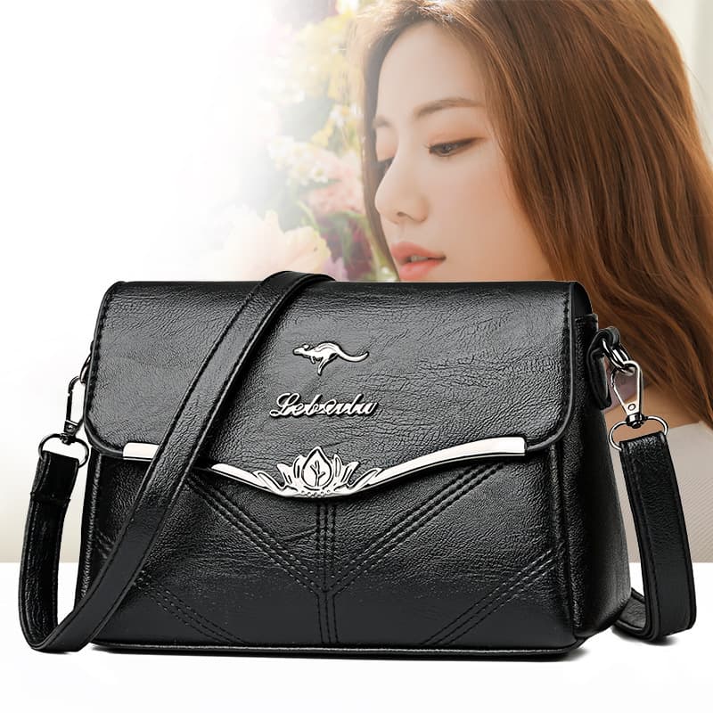 Women's temperament atmospheric messenger bag women's fashionable mother bag soft leather large capacity