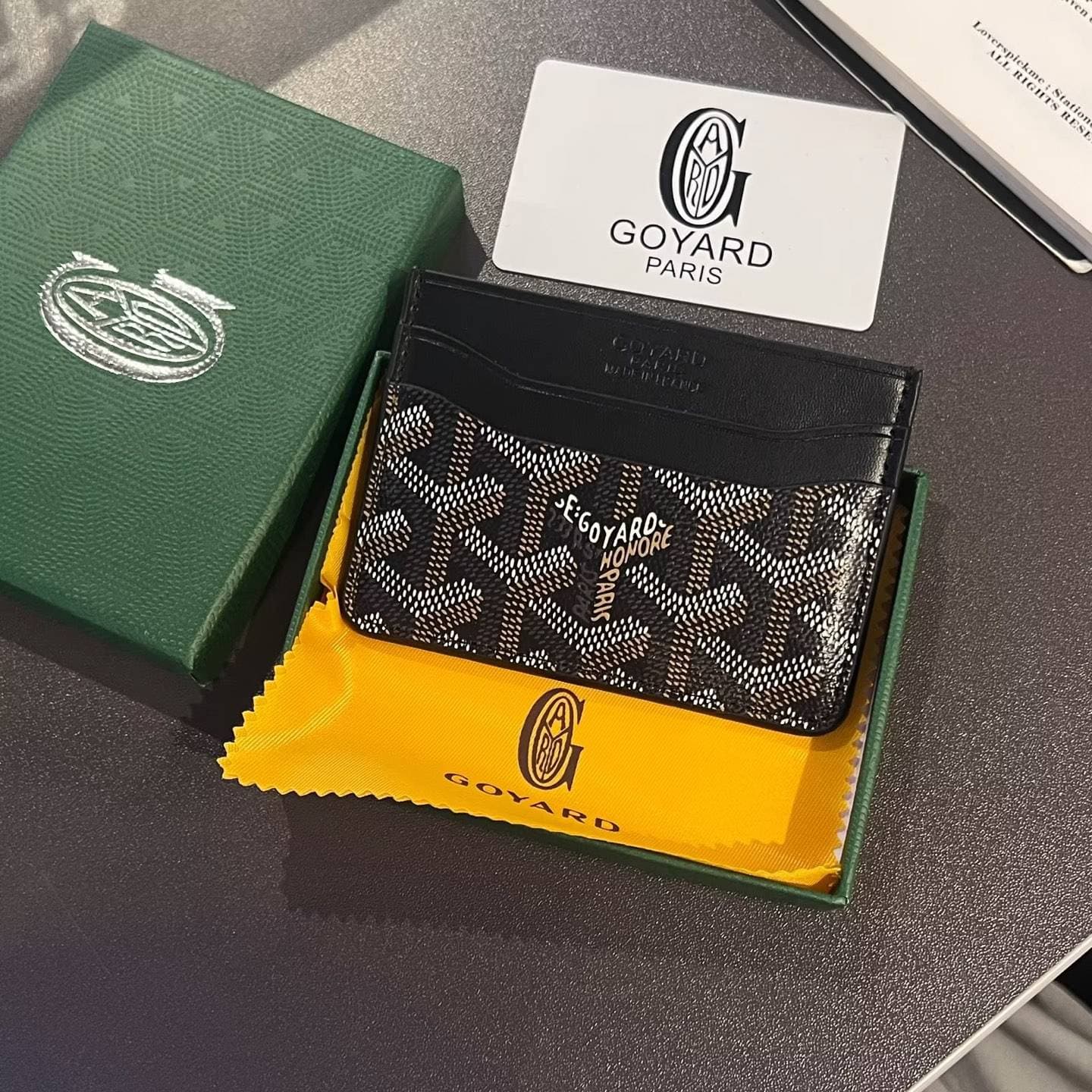 Étui à cartes avec coffret cadeau, sac de rangement exquis et léger pour hommes et femmes, portefeuille multi-cartes