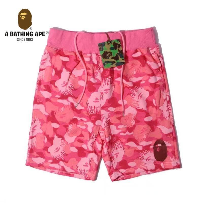 A BATHONG APE Ape Head Shark Shorts Ape Head Shorts Five Leg Casual Shorts, Made Of Pure Cotton Fabric