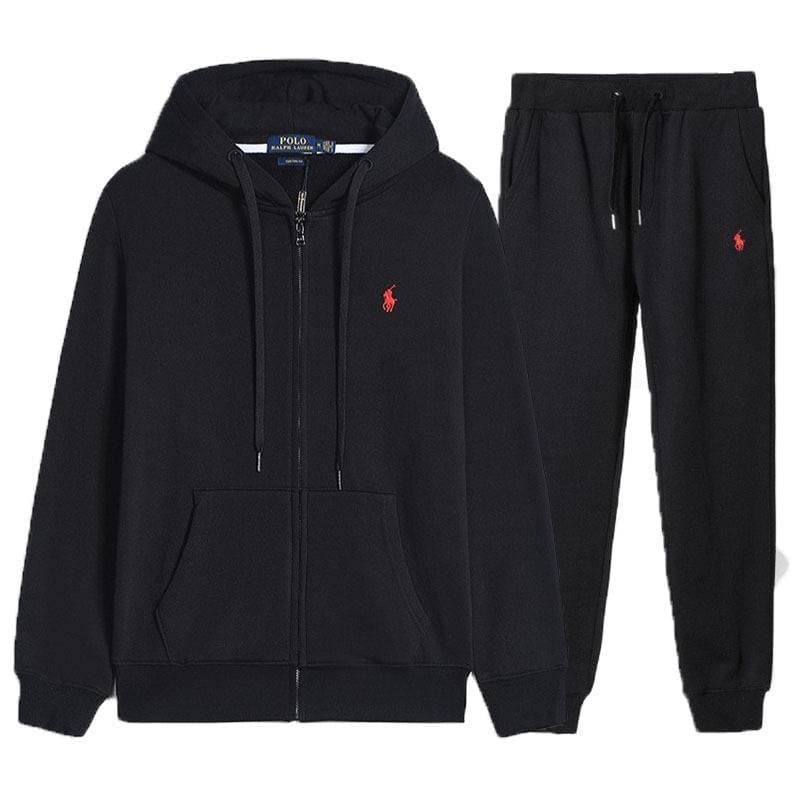 Ensemble sweat-shirt à capuche tendance pour homme, nouvelle veste zippée automne-hiver, vêtements de sport décontractés