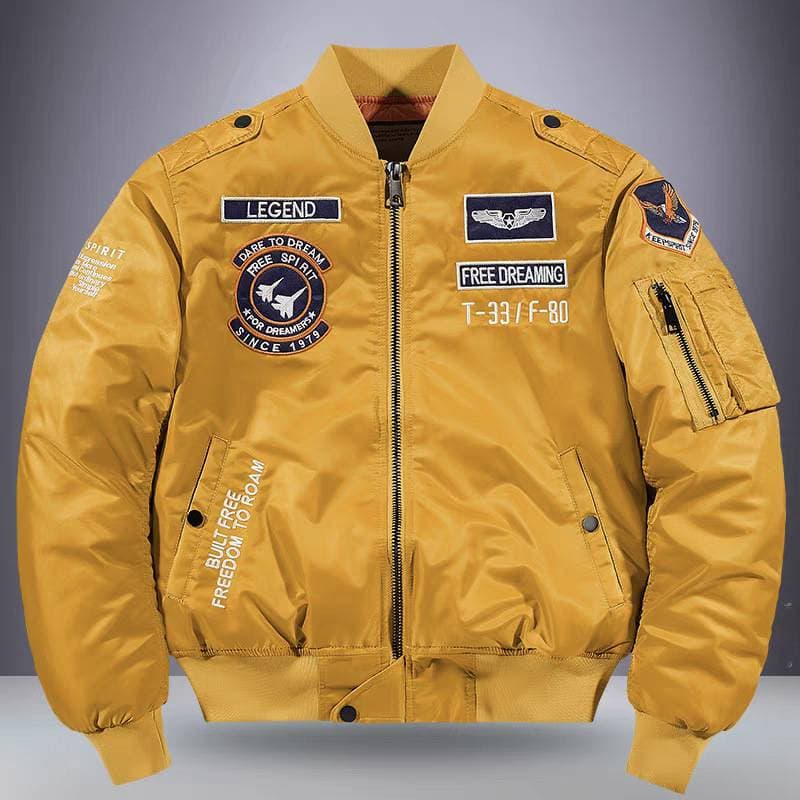 Men's Balance Embroidered Puffer Jacket - Minimalist Streetwear Coat With Geometric Design, Lightweight Winter Outerwear