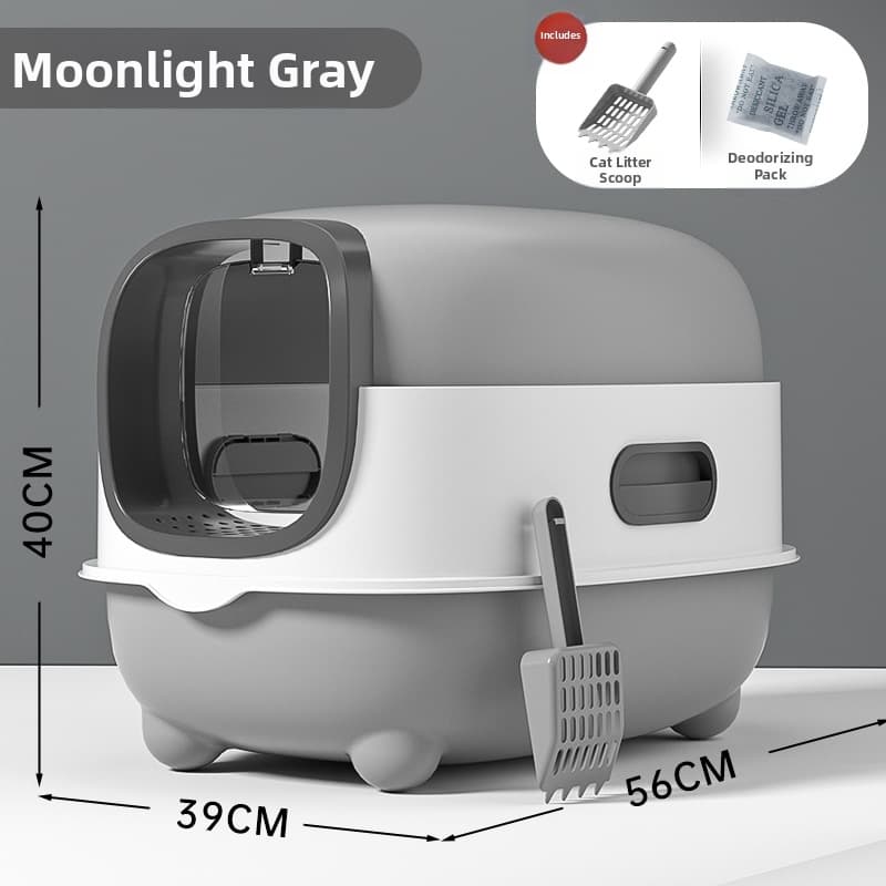Extra Large Cat Litter Box - Fully Enclosed Disinfecting Odor Proof Splash Proof for Cats Wholesale