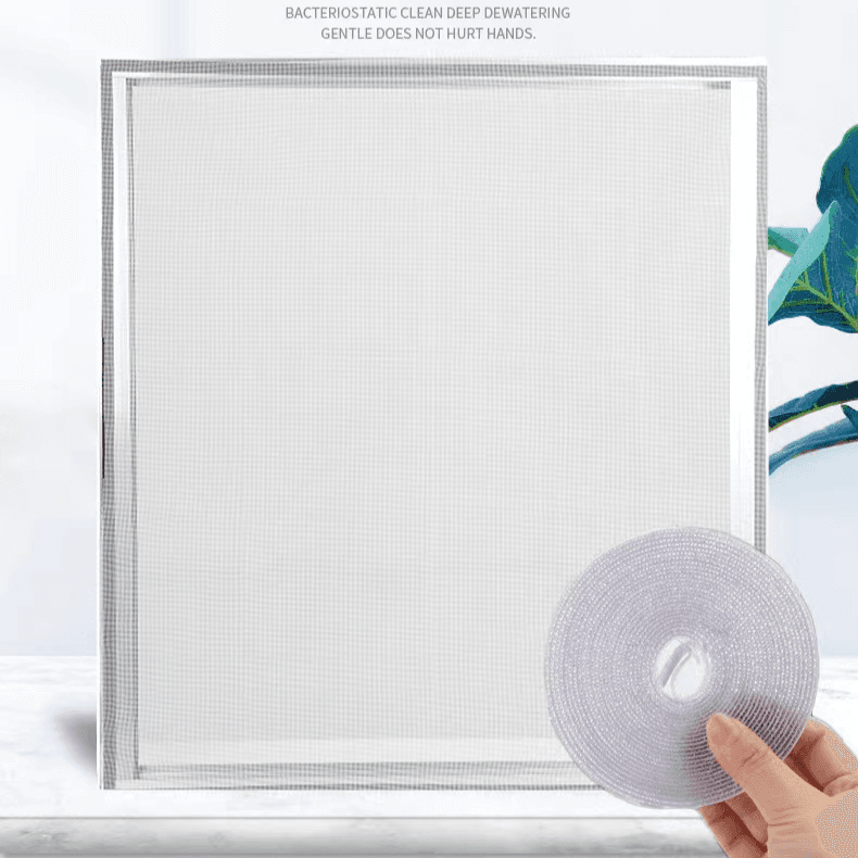 Anti Mosquito Screen Net Honeycomb Self Adhesive Screen Door Curtain Punch Free Invisible Window Screen DIY Screen Window Velcro