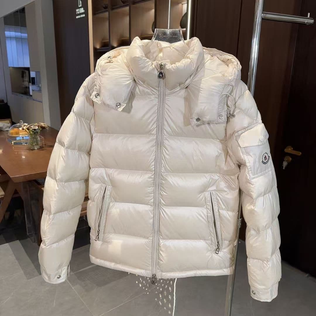 2025 Nouvelle Mengjia NFC Version Correcte Hiver Doudoune En Coton Hommes Et Femmes Même Style Veste À Capuche Chaude Transfrontalière