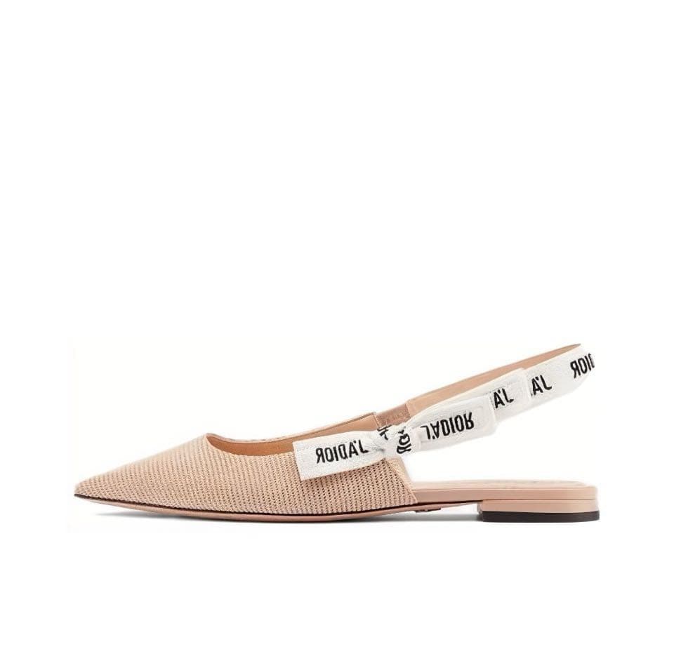 D Version familiale lettre bande sandales femmes été mince pointu chat Baotou dos vide unique chaussures rayé talons hauts
