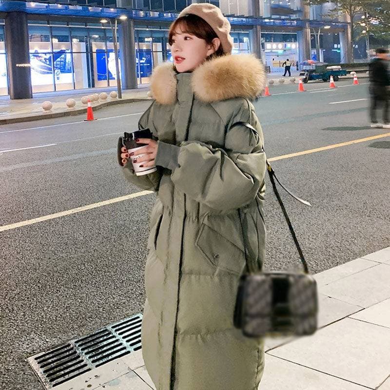Women's Clothing Winter Coats Jacket For Women Winter New Version Medium And Long Large Size Bag Coat Loose Cotton Coat Thick Cotton