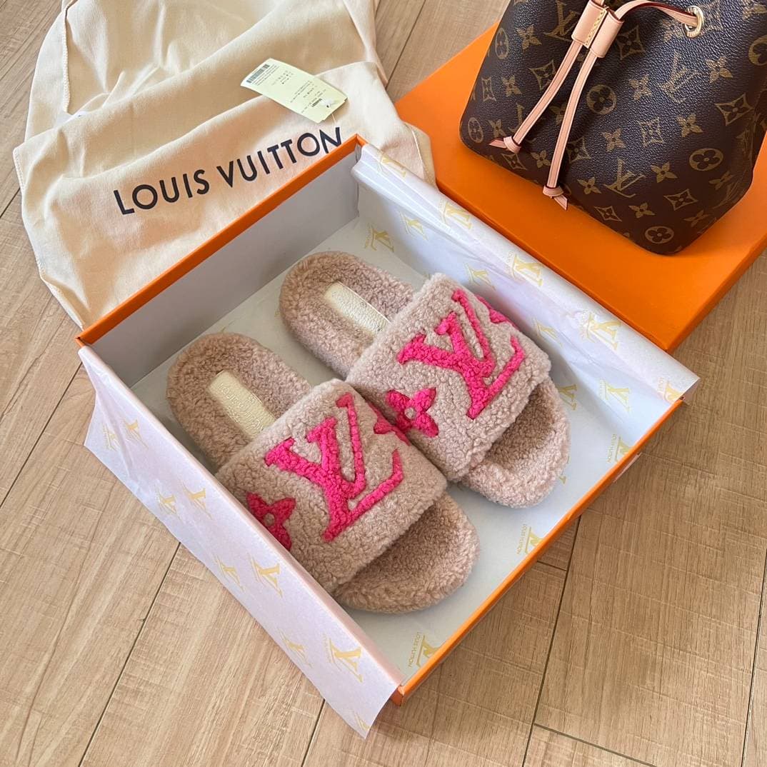 Louis,Vuitton,lv,créateur de mode tendance bas unisexe pantoufles d'été pantoufles de gelée mexy