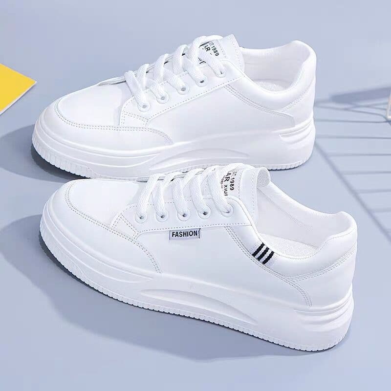Women's White Sneakers Casual Breathable Slip-On Shoes Lightweight Comfortable Walking Shoes For Women​