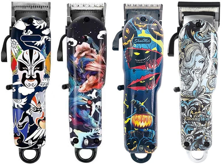 razor hairdressing graffiti barber scissors professional hair clipper electric hair clipper electric clipper electric clipper