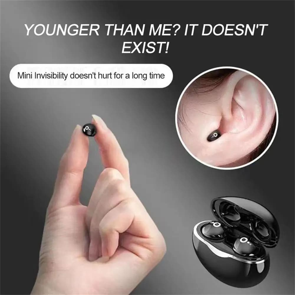 Mini In-ear Sleep Headphones, New Wireless Invisible Bean-shaped Sports Headphones