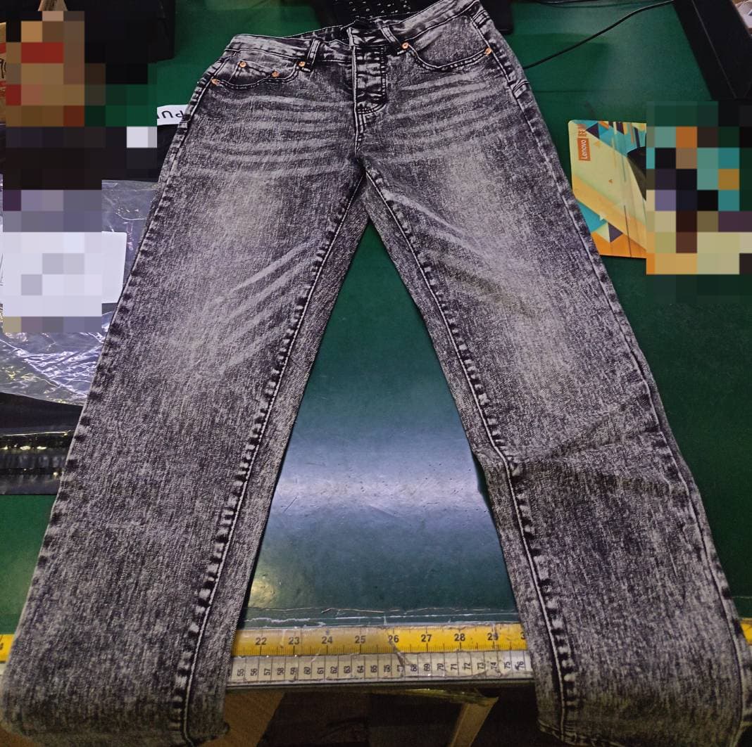 Jean slim stretch noir délavé pour homme, marque de mode urbaine, nouveauté été, collection transfrontalière