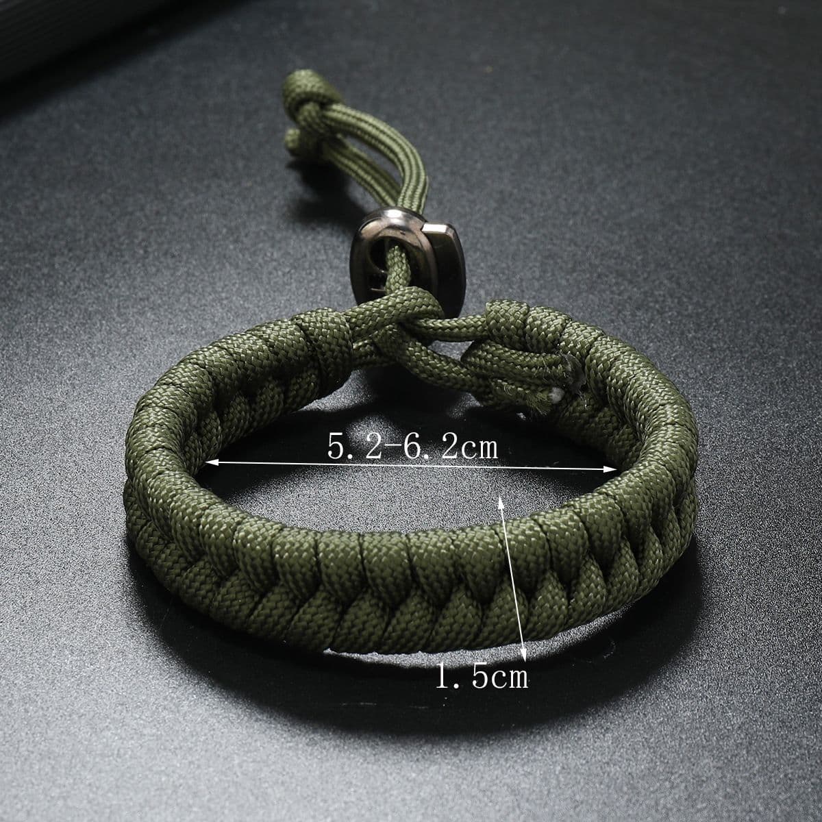 Latest Outdoor Hiking Handmade Braided Bracelet Camouflage Paracord Wristband Unisex Simple Hand Rope European And