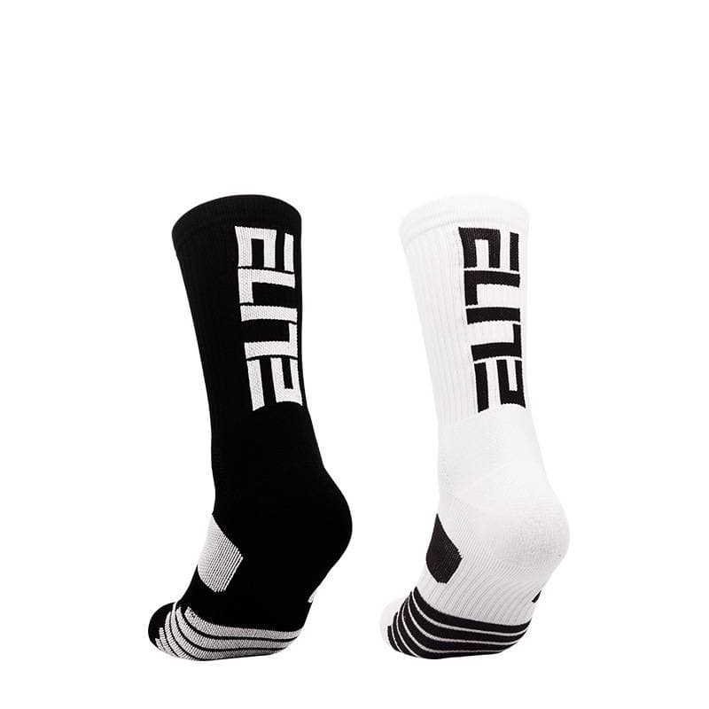 Elite Performance Basketball Socks For Men & Women - Moisture-Wicking, Anti-Slip, Cushioned With Terry Sole - Mid-Calf Athletic Socks For Running