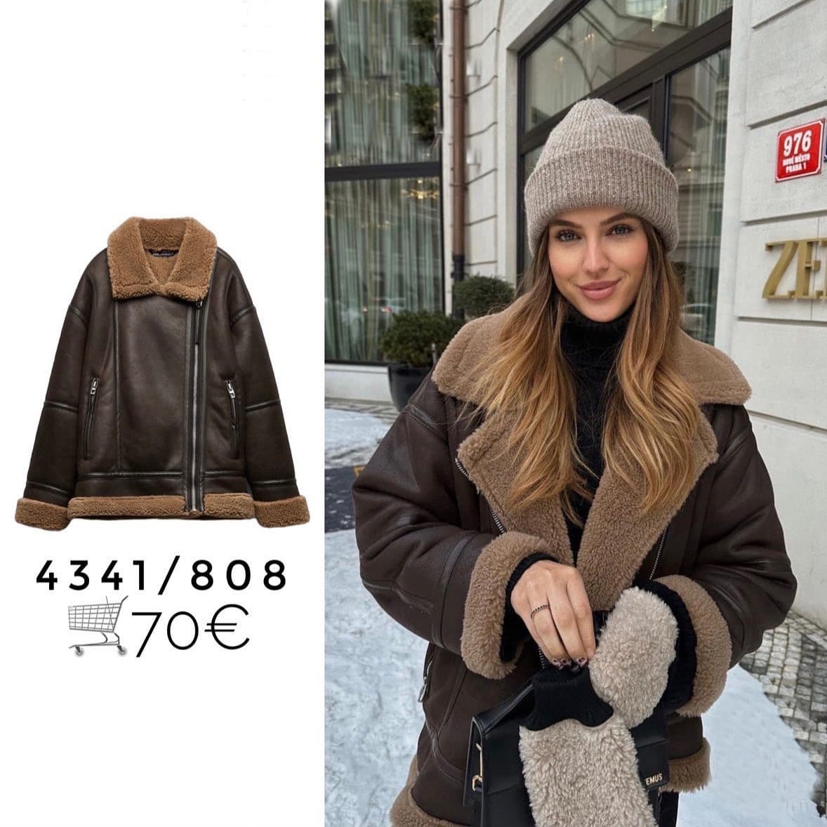Women's clothing style women's fur one-piece multi-zipper versatile long-sleeved jacket