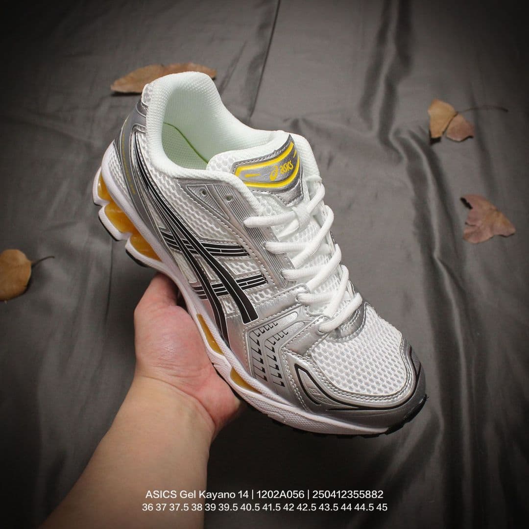 Chaussures de course basses en mesh Gel-Kayano14 originales, confortables, protectrices, amortissantes, durables et respirantes.
