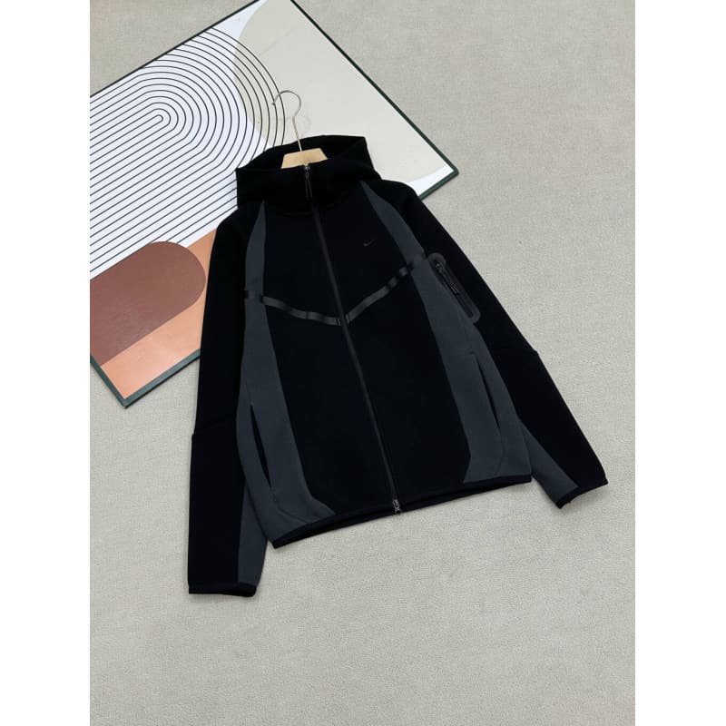 Ensemble veste de sport et pantalon droit en maille patchwork TCH quatre couleurs, style créateur 26
