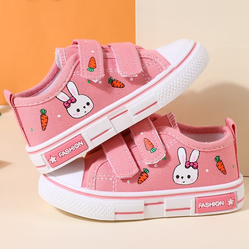 Mother & Kids Spring and autumn 1-3-7 years old children's canvas shoes boys' shoes girls' shoes baby kindergarten lazy cloth shoes casual shoes