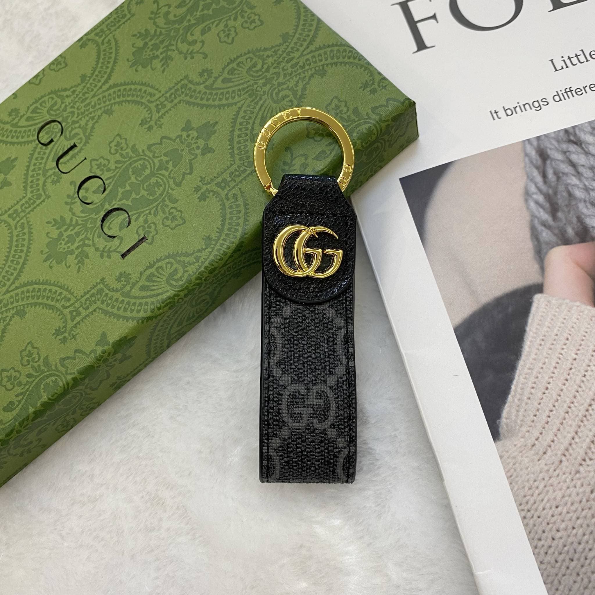 Boucle de sac porte-clés de luxe haute qualité, nouveauté 2024