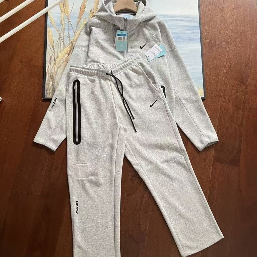 Ensemble veste et pantalon de survêtement HotSpring Automne Décontracté Sport Laminé Technologie TECH FIEECE avec fermeture éclair