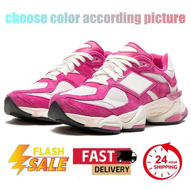 Chaussures de course New Balance 9060 Triple Black Blanc Bleu Rose Gris Marron Homme Femme Outdoor Trainers Baskets Pointures 36-46