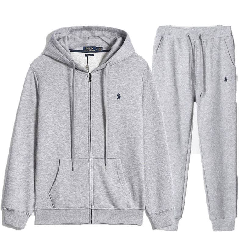 Ensemble sweat-shirt à capuche tendance pour homme, nouvelle veste zippée automne-hiver, vêtements de sport décontractés