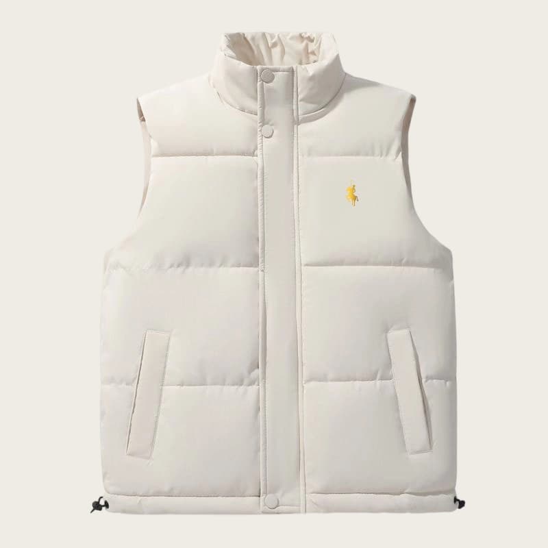 ​Men's Quilted Vest Jacket – Windproof Padded Sleeveless Coat With Fleece Lining, Lightweight Warm Winter Layering For Casual & Outdoor (Sizes M-5XL)​