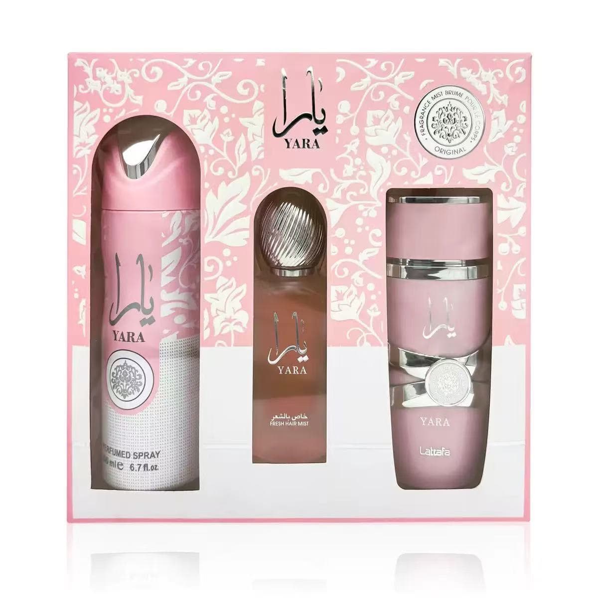 Foreign Trade Cross-Border Arabian Lattafa Yara 3-Piece Middle Eastern Three-Piece Perfume Set
