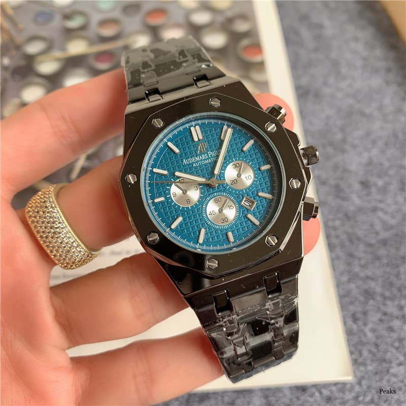 Montre multifonctions à plusieurs cadrans avec calendrier et fonction luminescente, marque suisse ancienne Audemars Piguet, montre tendance pour hom