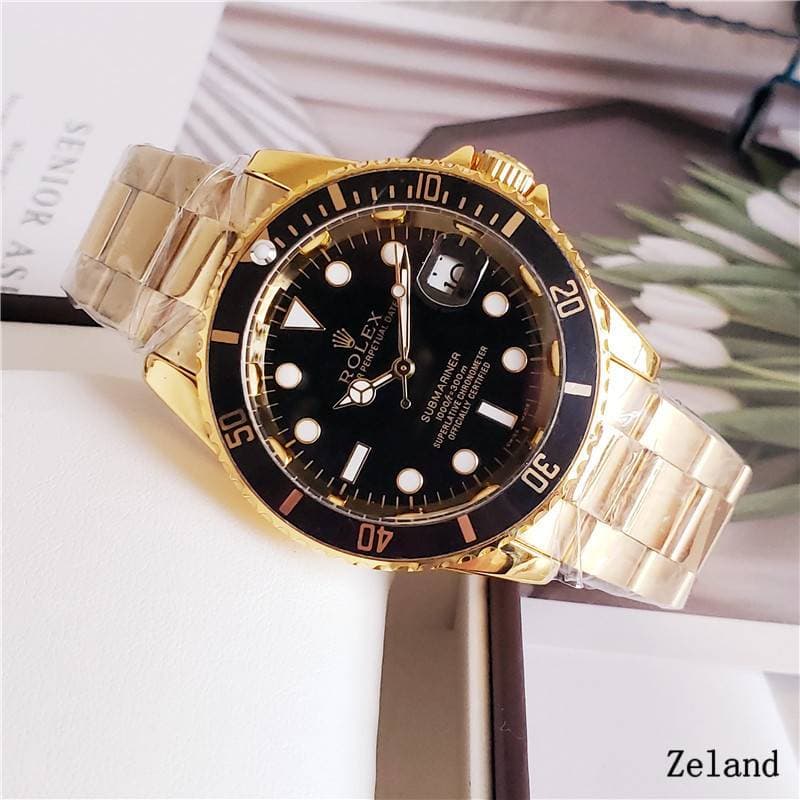 Yacht-Master Montre pour Homme Goût Premium Bracelet en métal Style Classique Travailleur d'affaires Mouvement à Quartz Socialisateur Diamètre 40