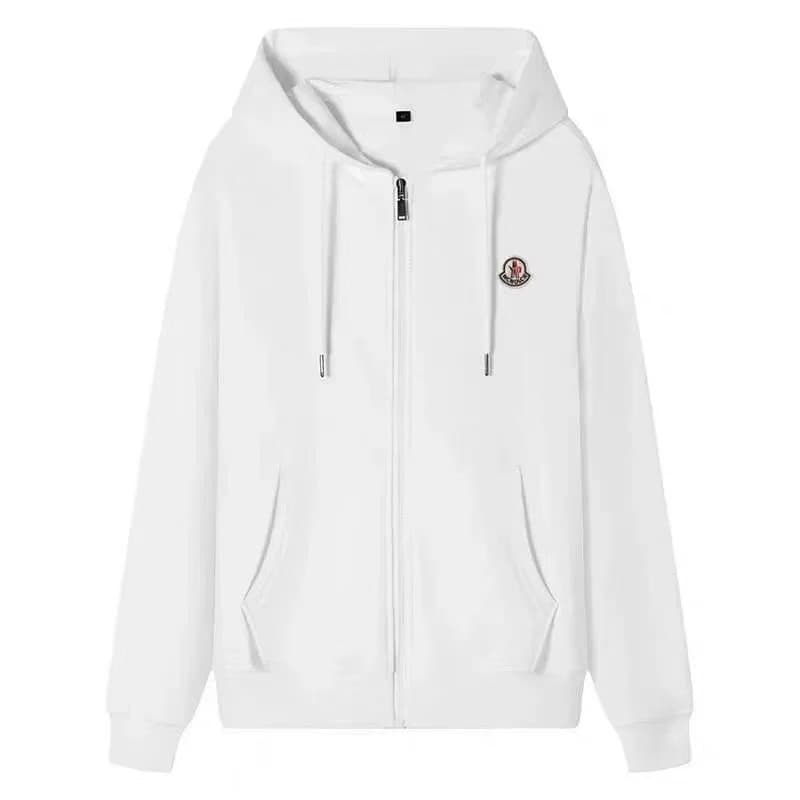 Gilet zippé tendance, nouveau sweat-shirt Mengjia pour homme et femme, haut à capuche style américain pour couple, veste ample