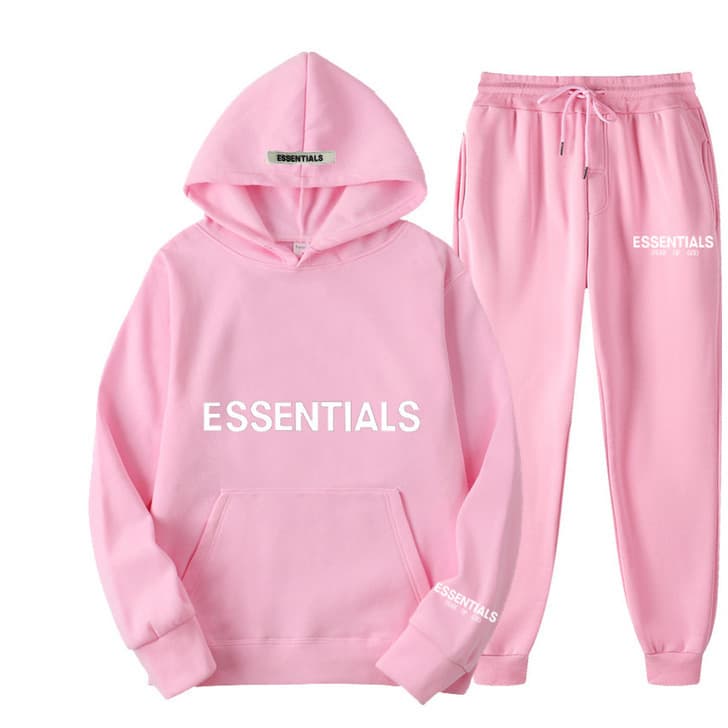 HY Sports Print Double Thread Essentials New Set Chest Couple Sweat à capuche
