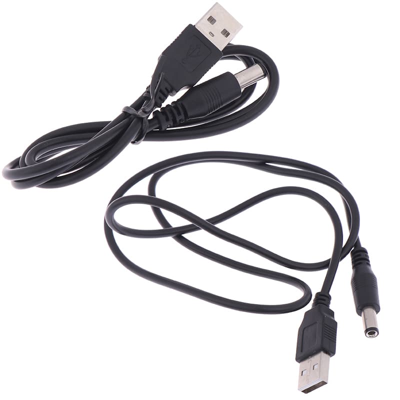 1PCS 5V Charger Power to DC 5.5mm*2.1mm Plug Jack USB Power Cable For MP3/MP4 Player Laptop