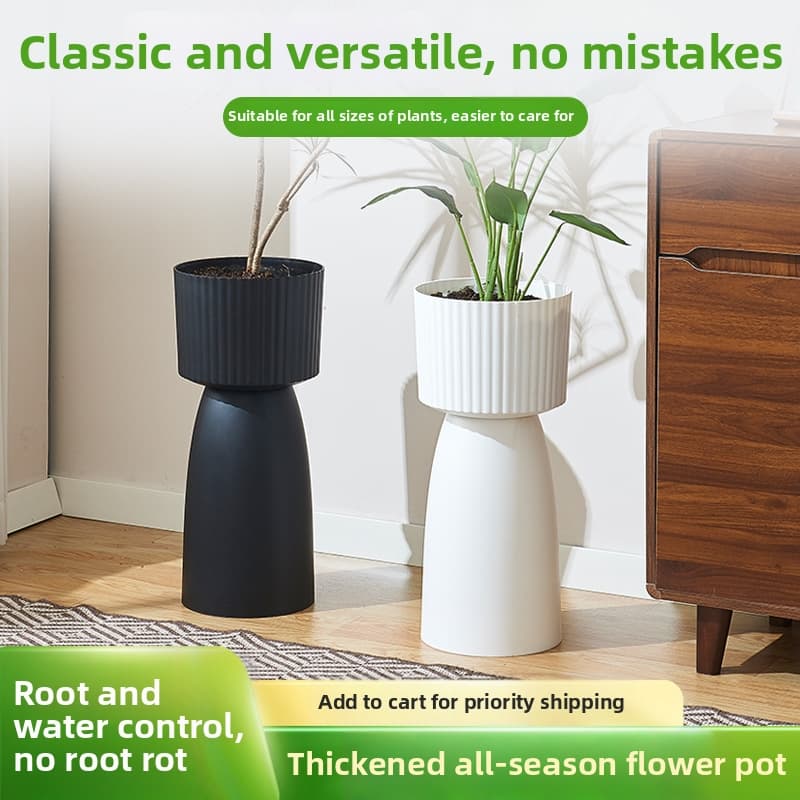 Creative Art Breathable Flower Pots For Phalaenopsis Orchids Weeping Jasmine Nordic Style Special Vases Home Garden Patio Lawn