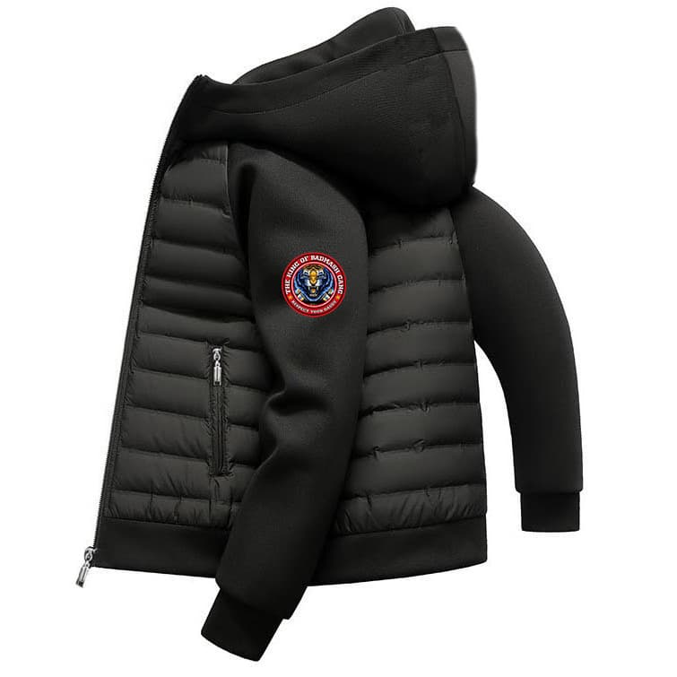 Men's Lightweight Streetwear Hooded Jacket - Stylish Patchwork Tiger Design, Comfortable & Breathable For Urban Fashion​