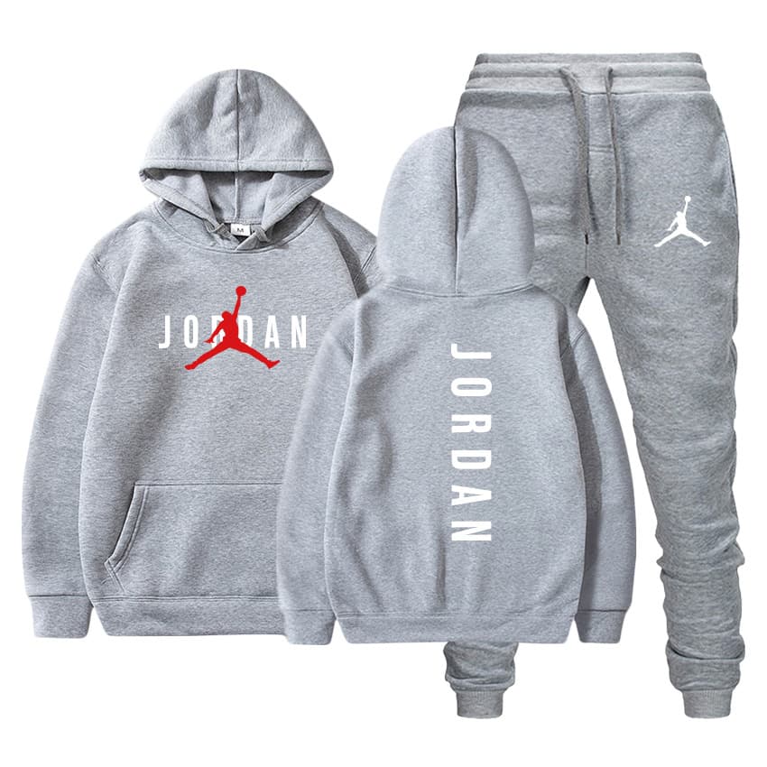 Tendance chandail en peluche pour hommes populaires en automne et en hiver Pullover Hooded deux pièces