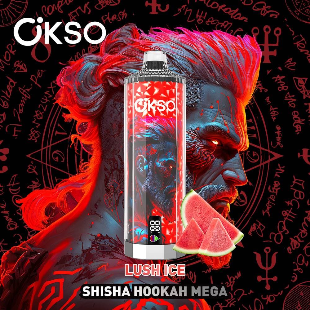 Vape OKSO MEGA 50 000 bouffées Myrtille Framboise Cerise - Pack à prix réduit, économies exceptionnelles - 1 100 mAh