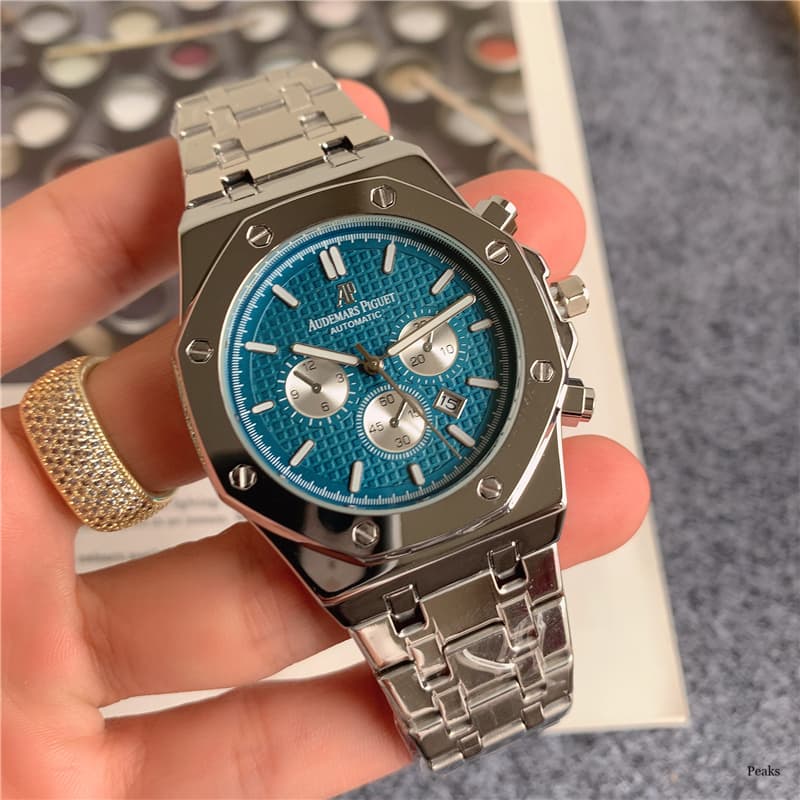 Montre multifonctions à plusieurs cadrans avec calendrier et fonction luminescente, marque suisse ancienne Audemars Piguet, montre tendance pour hom